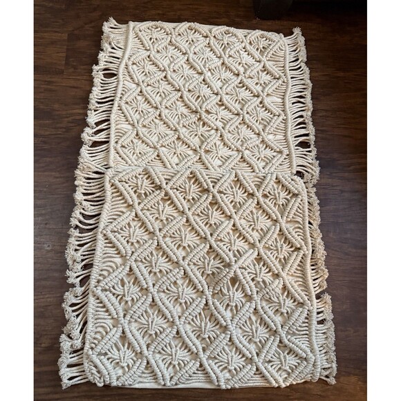 Envogue Boho Pillow Covers Hand Woven Fringe Glitter Heavyweight 20”x20” Shams - Picture 10 of 10